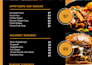 do food menu design, restaurant menu design, food flyer